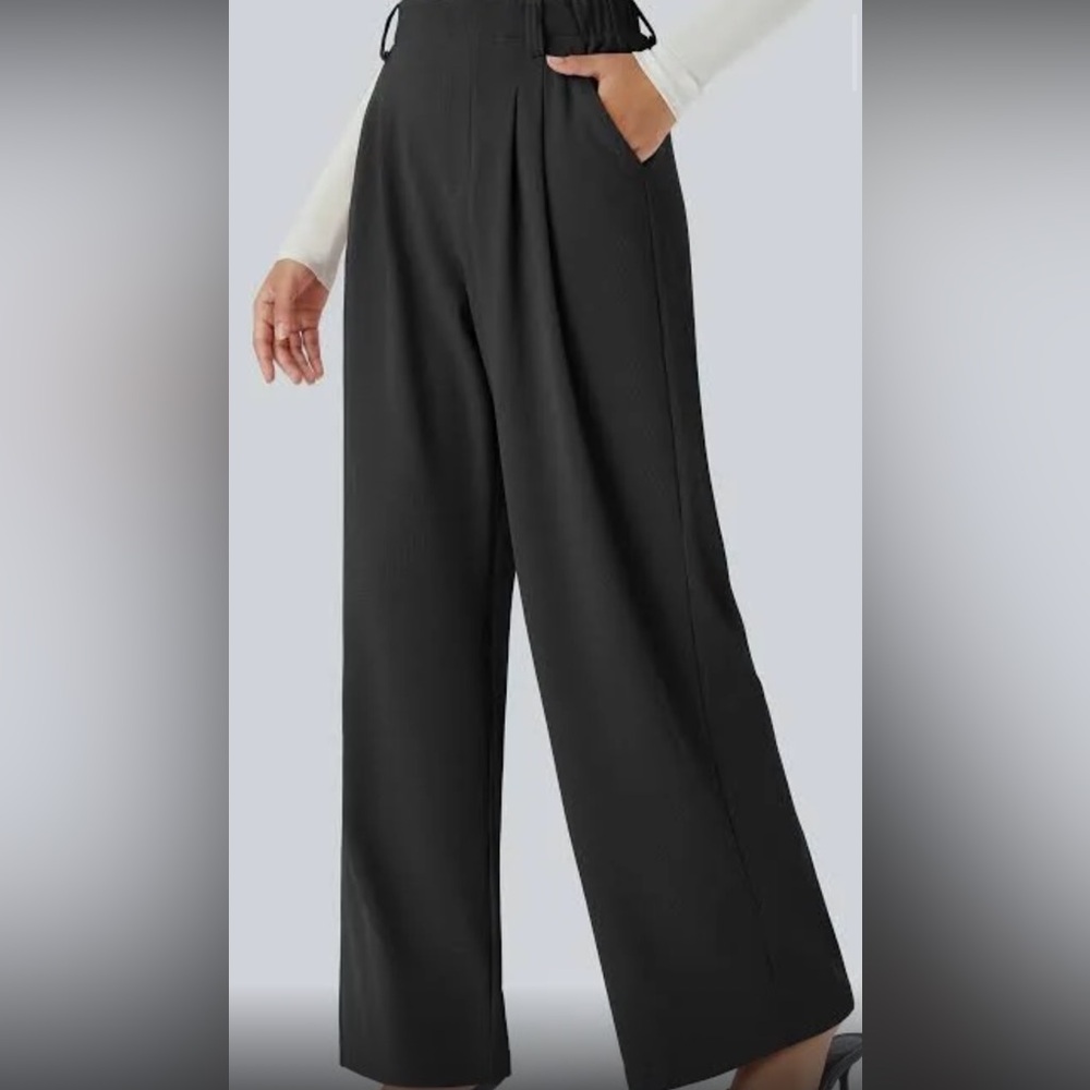 Halara black work pants